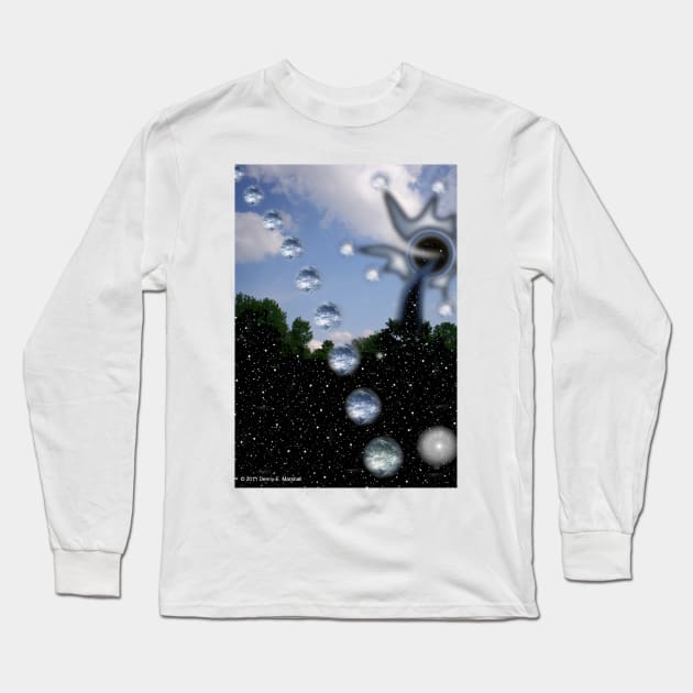 Passing Thru The Forest Of Stars Long Sleeve T-Shirt by dennye